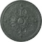 Ekena Millwork Milton Ceiling Medallion (Fits Canopies up to 7 7/8"), 40 5/8"OD x 1 3/4"P, Athenian Green Crackle CM40MIAGC - alternate 1